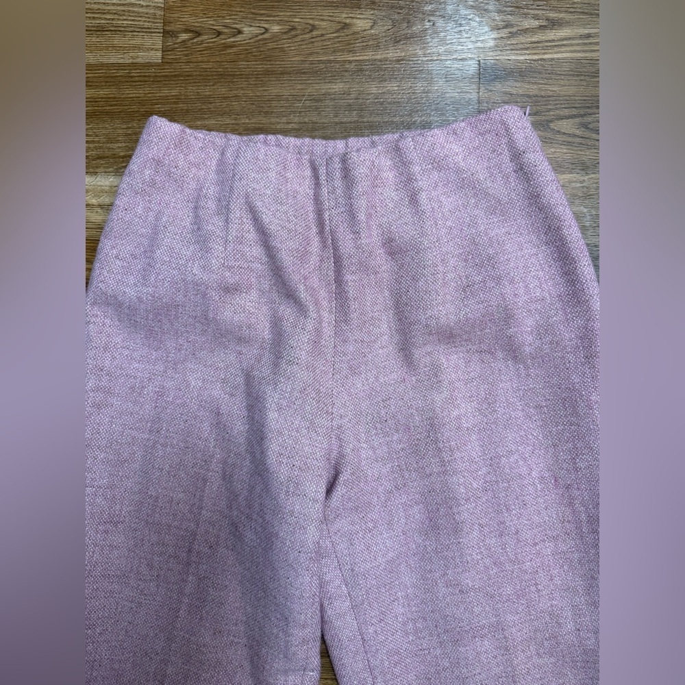 Vintage Chadwick’s pink wool blend tweed lined classic preppy pants career 2 EUC - Picture 7 of 11